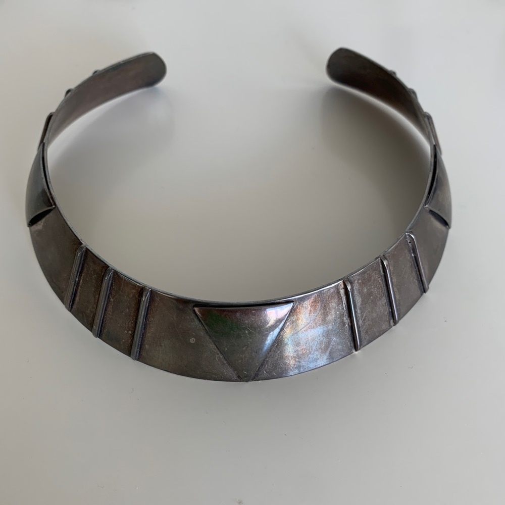 Dannijo silver cuff necklace